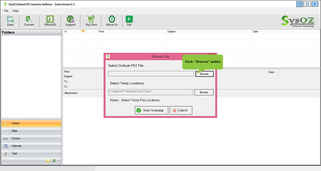 sysoz pst converter